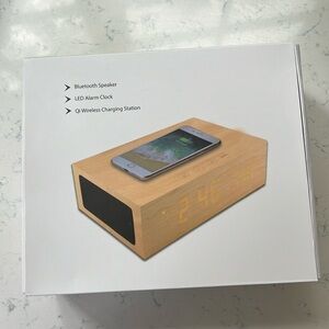 BLUESEQUOIA Speaker Alarm Charging Station